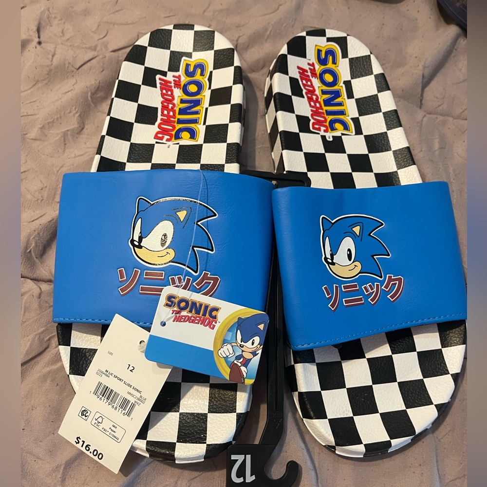 Sonic sandals for men sz 12